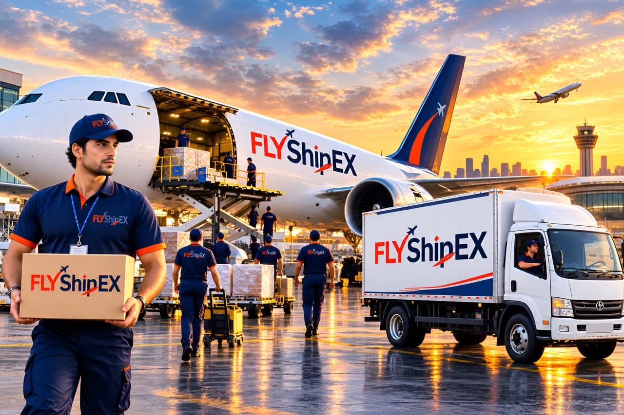 FlyShipEX aircraft ready for international shipments