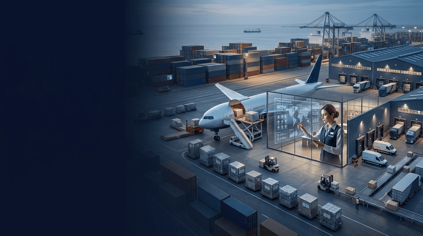 FlyShipEX logistics solutions across shipping, freight, and warehousing